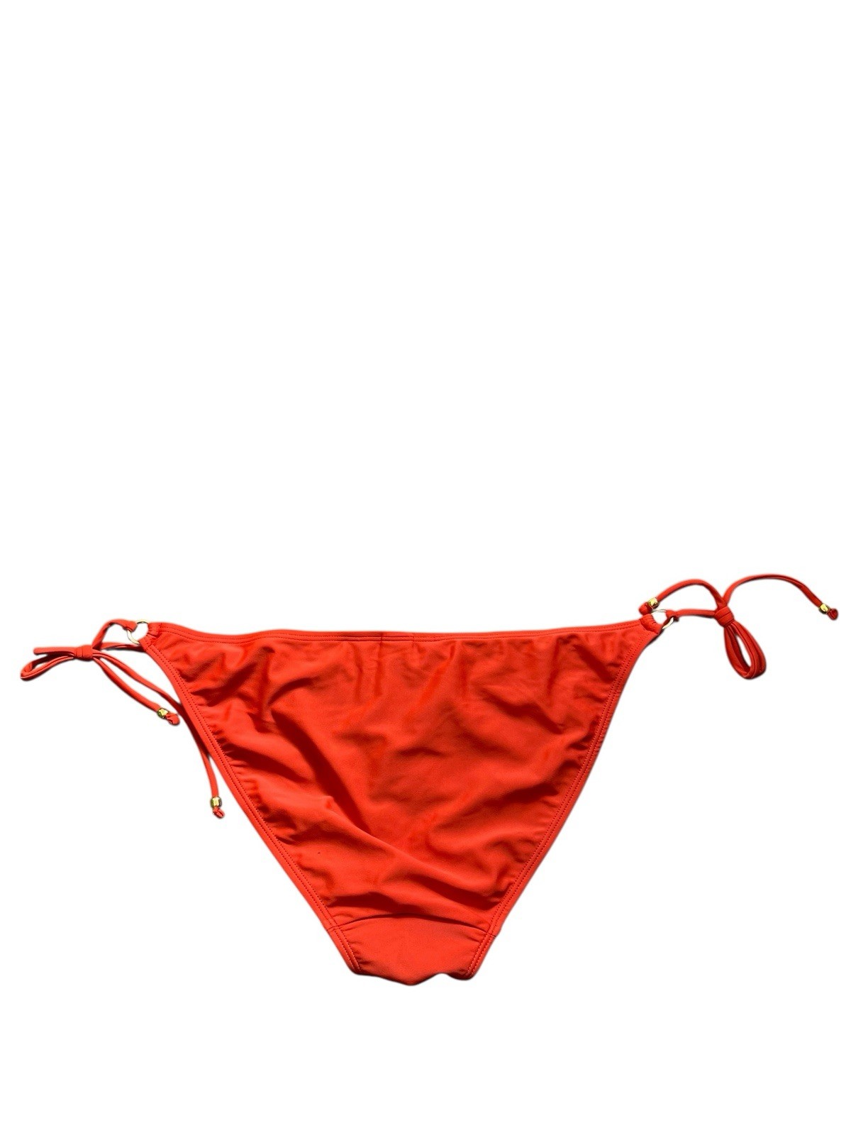 Monsoon New Accessorize Swim Bikini Bottom Plain Orange Stitch Size 14