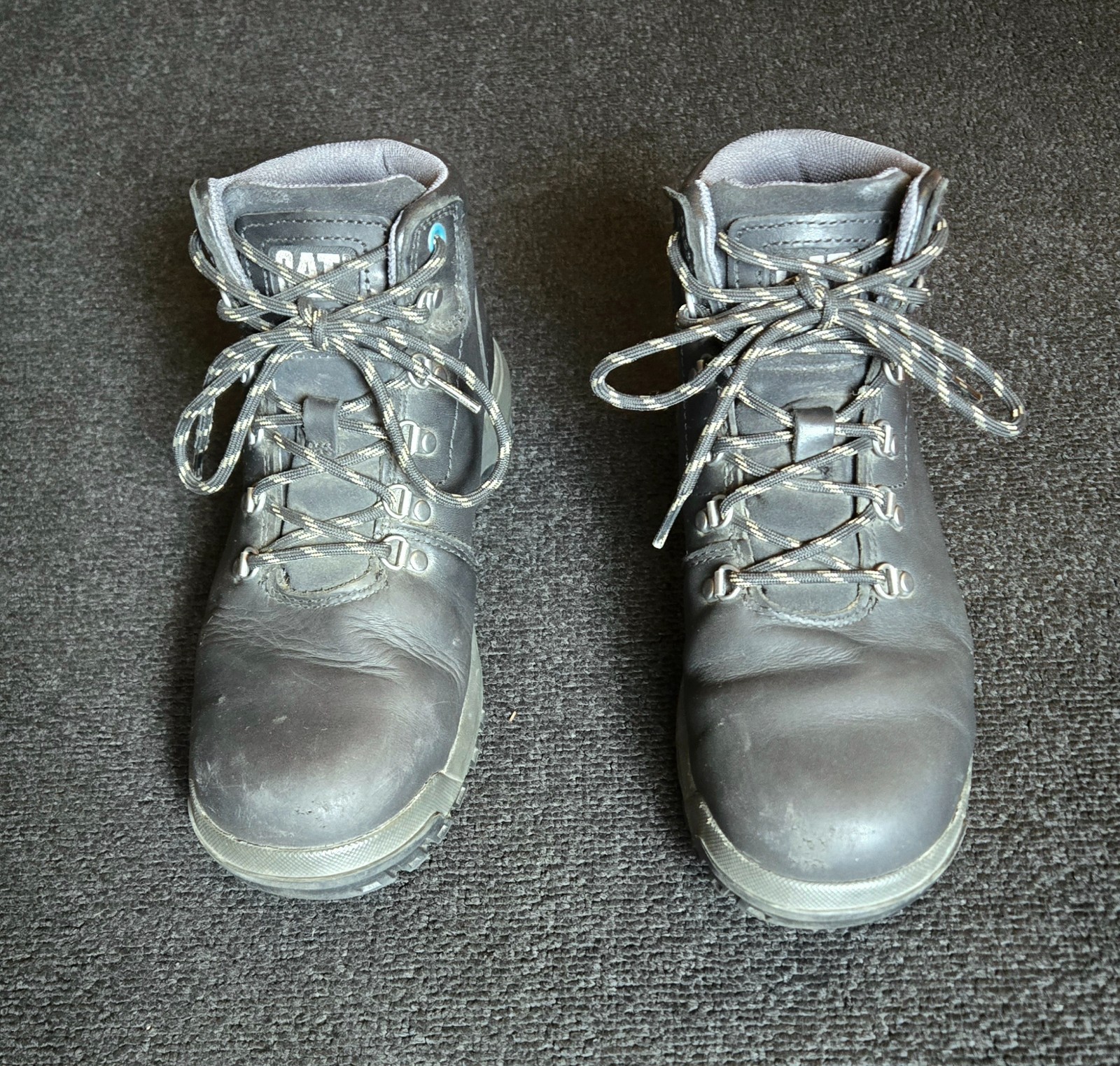 Caterpillar Steel Toe Work Boots, Women’s 8, Men’s 6