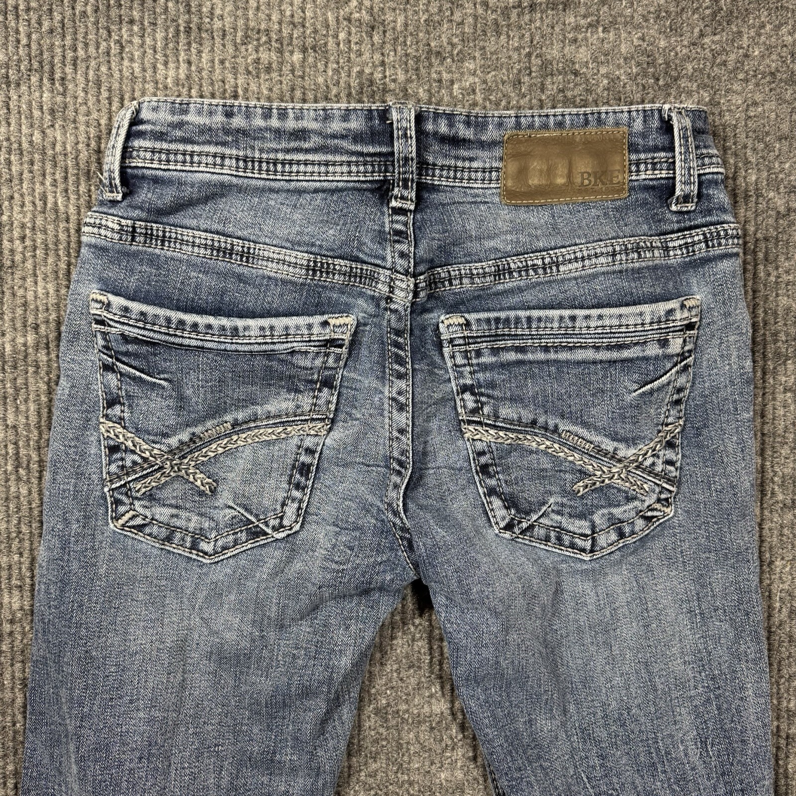 BKE Aiden Jeans Mens 28×32 Blue Straight Leg Stretch Denim Medium Wash Repreve