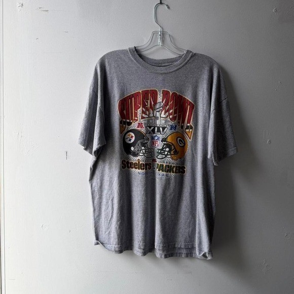 Super Bowl XLV Grey Tee Size XL