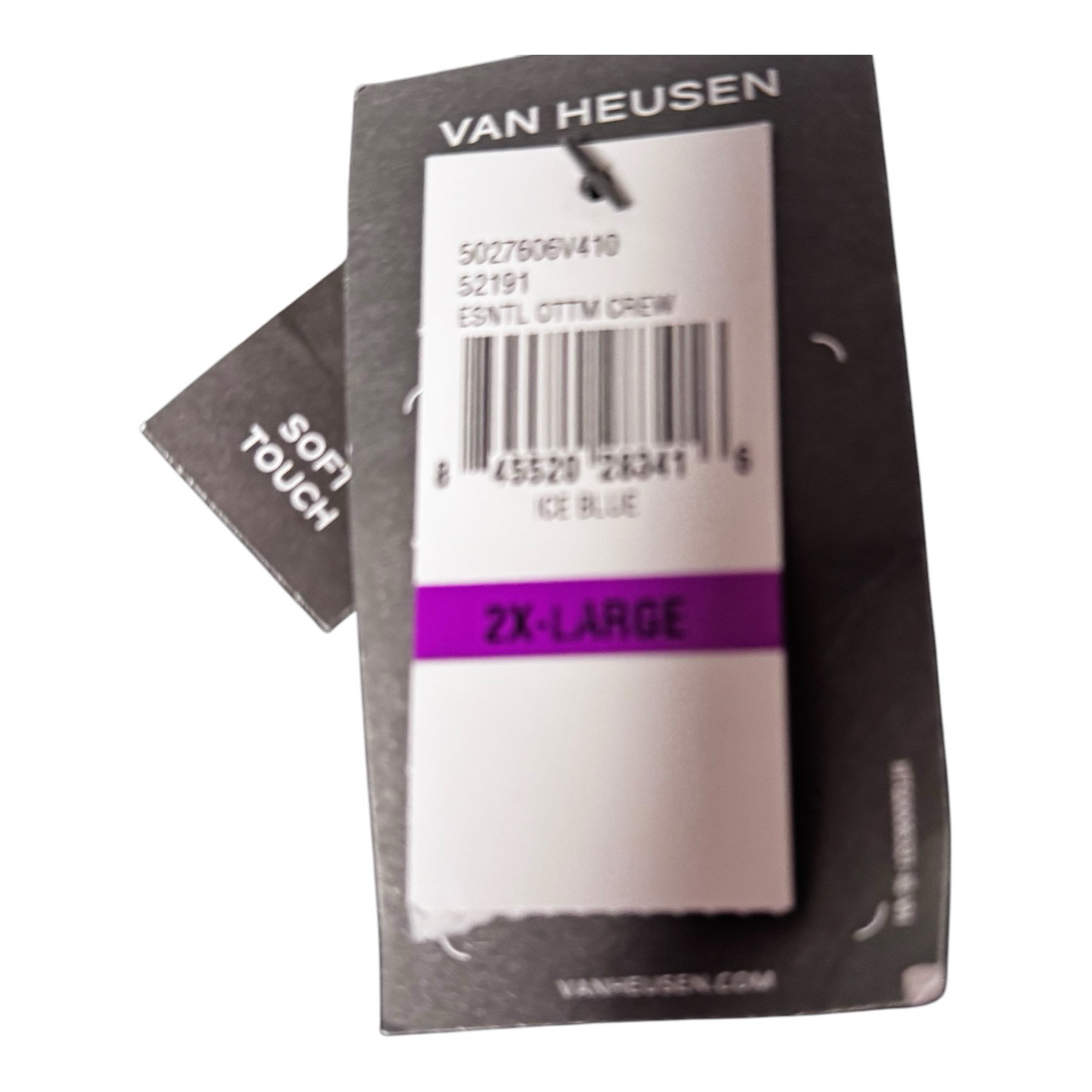 Van Heusen Crew Neck All Season Sweater Size 2XL Regular Fit Soft Touch NWT