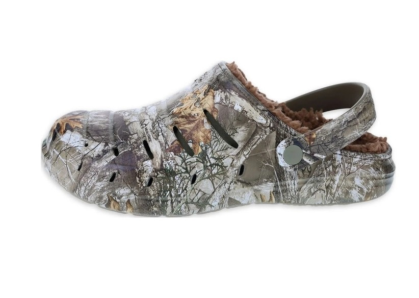 Rugged Shark Men’s Realtree Edge Camo Slip-on Lined EVA Clog Slippers Shoe: 8-13