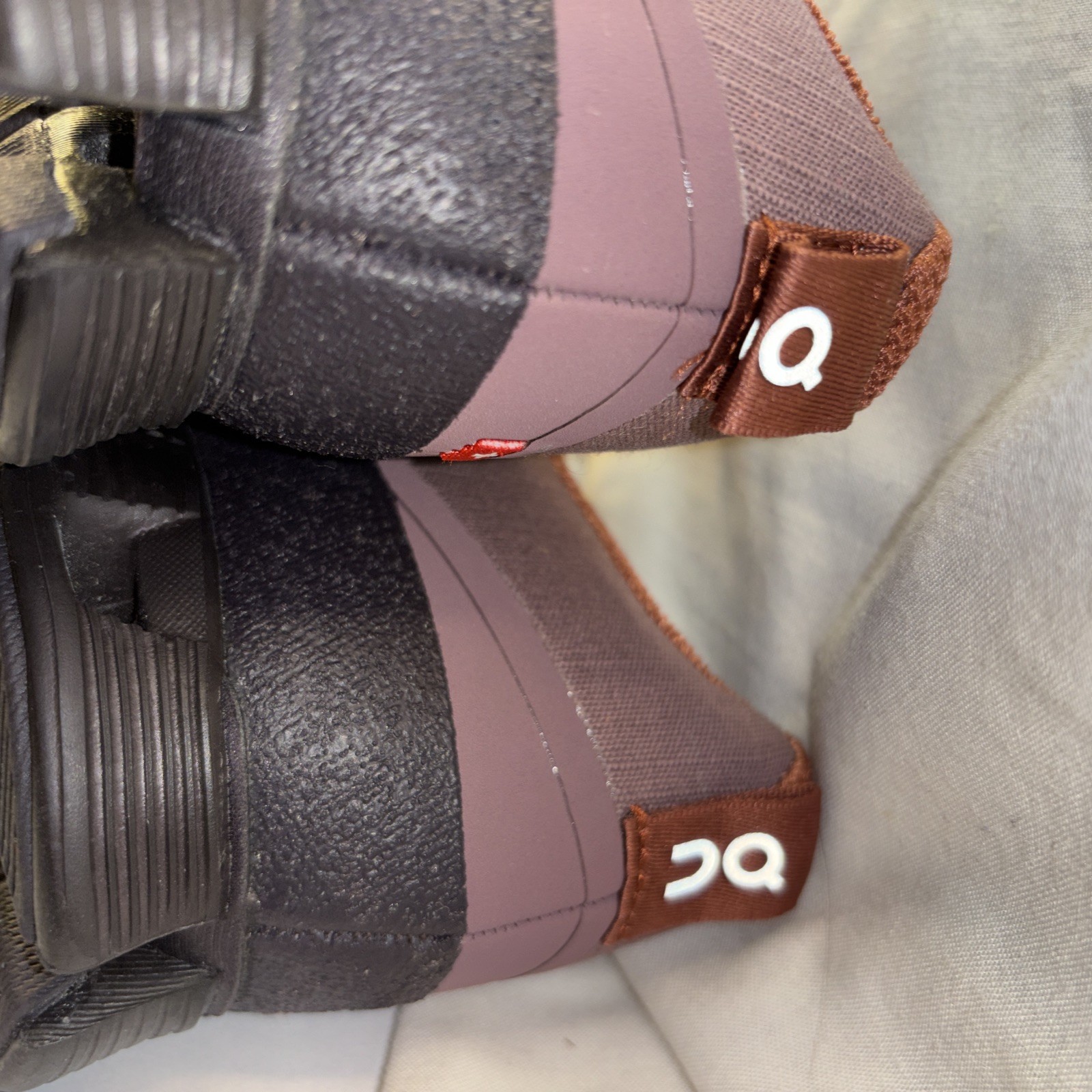 On Cloud Dip Running Shoe Sneaker Grape/Brown Pebble MonoChrome Women’s Sz 8.5W