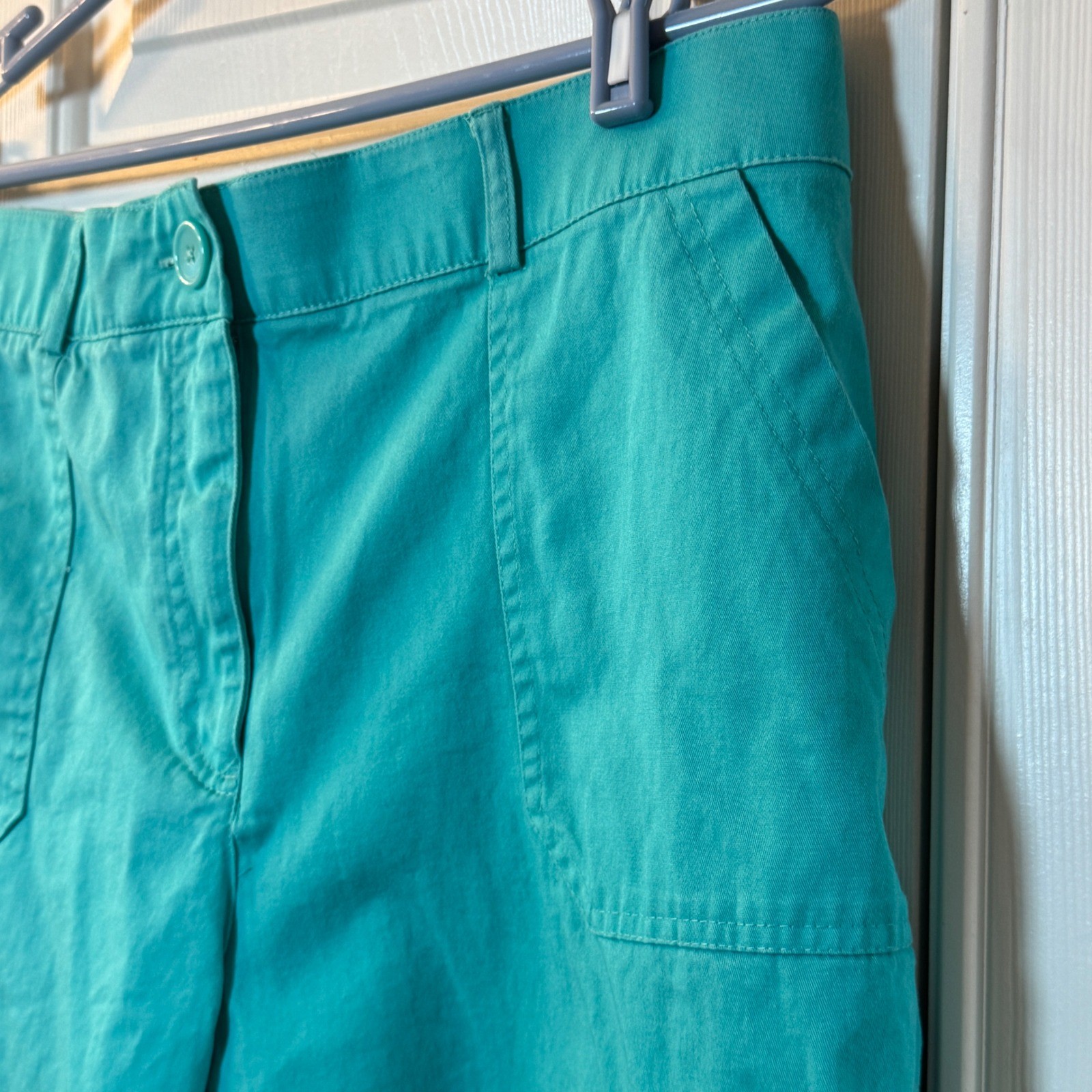 Counterparts Turquoise/Teal Women’s Plus Shorts Size 16 with Pockets