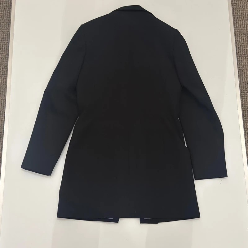 Dorothy Perkins Black Tailored Blazer Jacket UK 10 Smart Office Minimalist