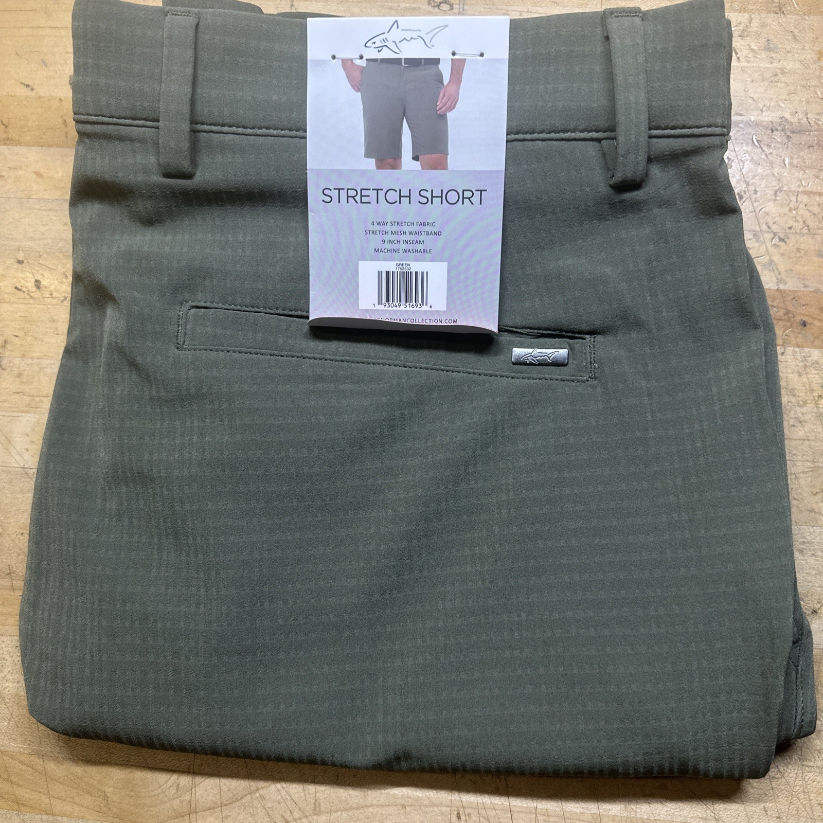 Greg Norman Men’s Stretch Shorts Lightweight Variety Colors Sizes