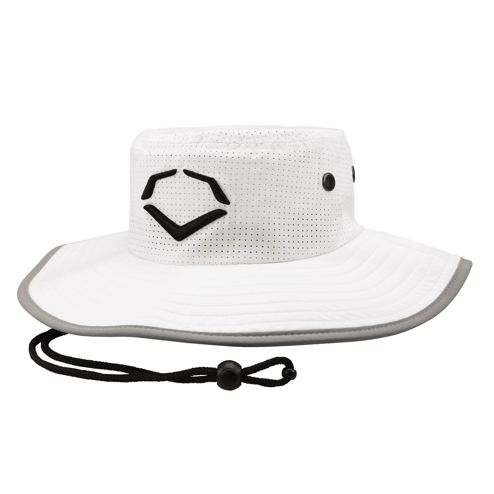 EvoShield Logo Bucket Hat, White, One Size Fits Most Size, White