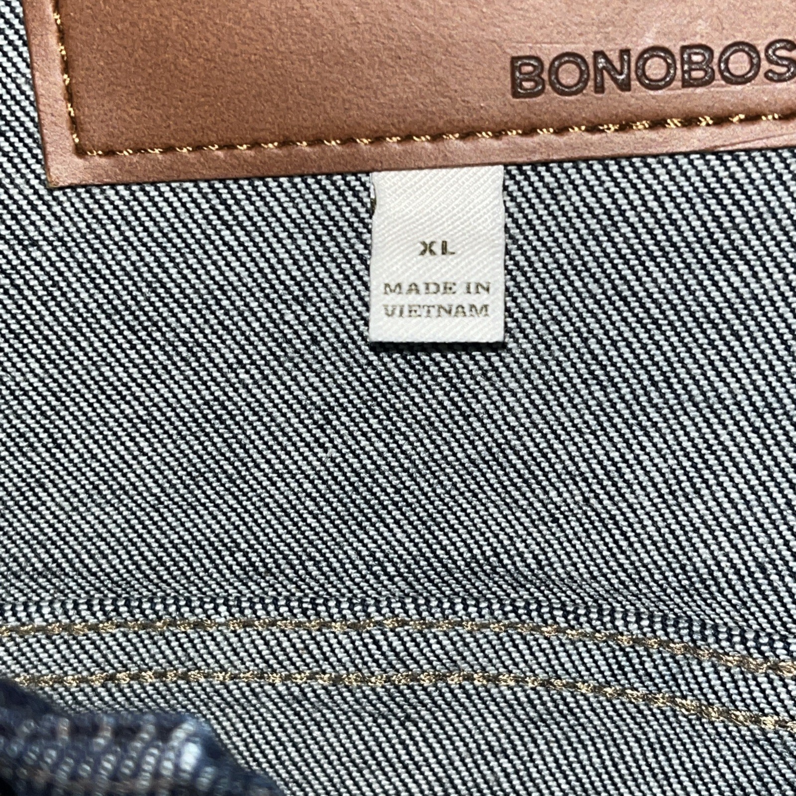 Bonobos Denim Jacket Mens Size XL Dark Wash The Jean Gramercy Indigo