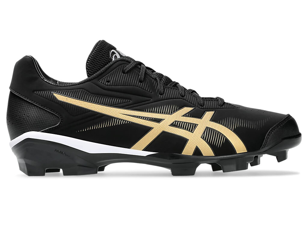 ASICS STAR SHINE 3 1123A033 003 Black Rich Gold Baseball Cleats
