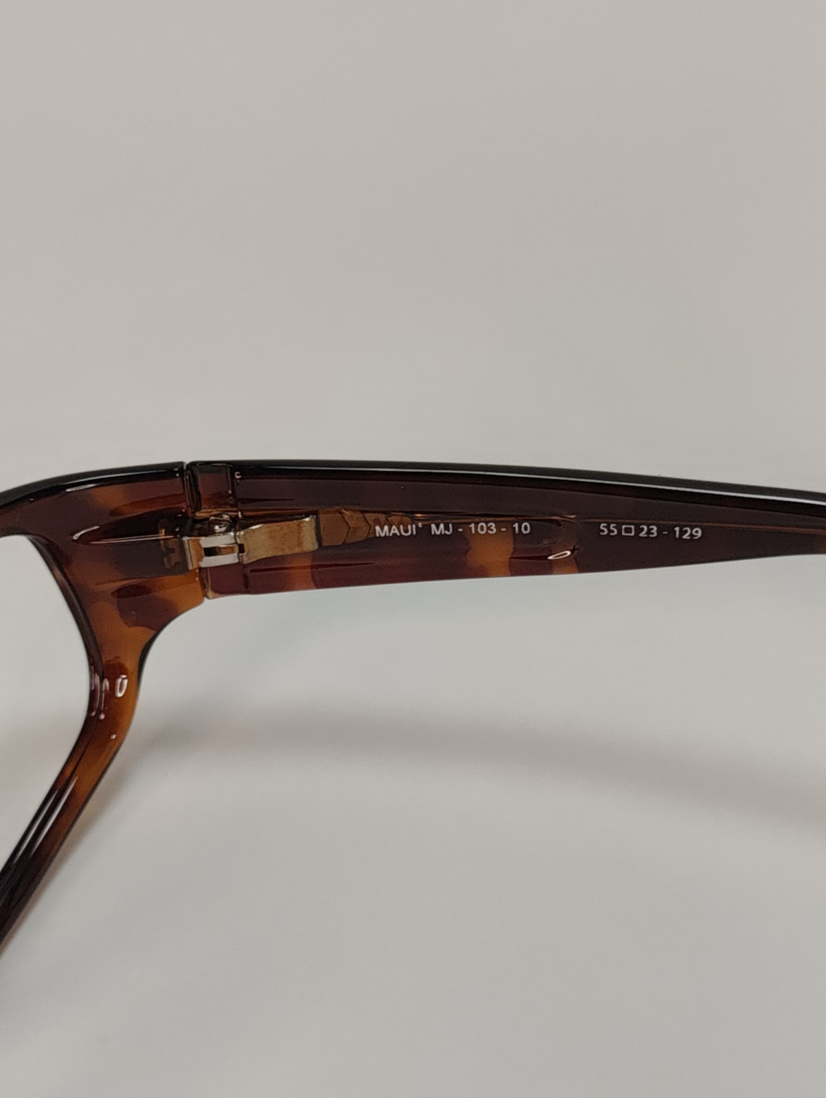 Maui Jim MJ-103-10 Stingray Wrap Sunglasses Frame Only Tortoise Italy