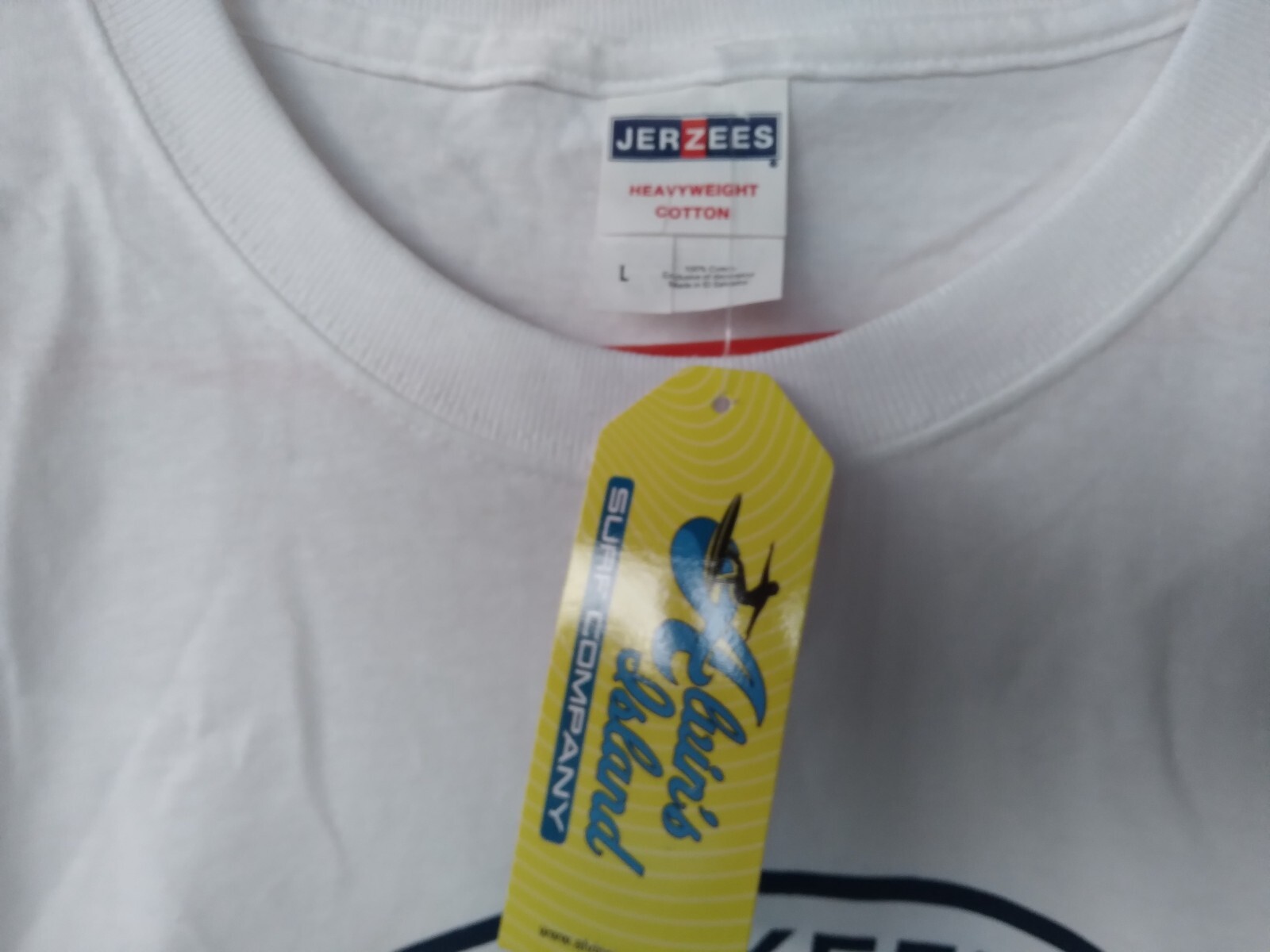 Panama City Beach FL USA Vacation Souvenir Unisex White T-Shirt Top L NWT