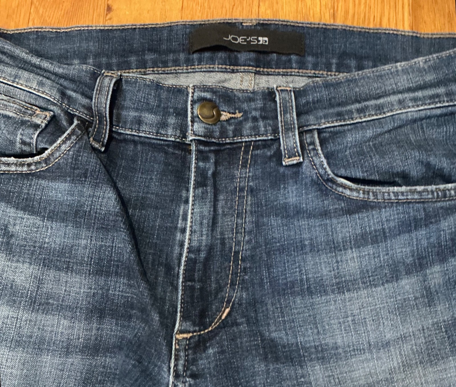Joes The Brixton Men’s Stretch Straight Leg Dk Blue Denim Retro Preppy 32 X 32