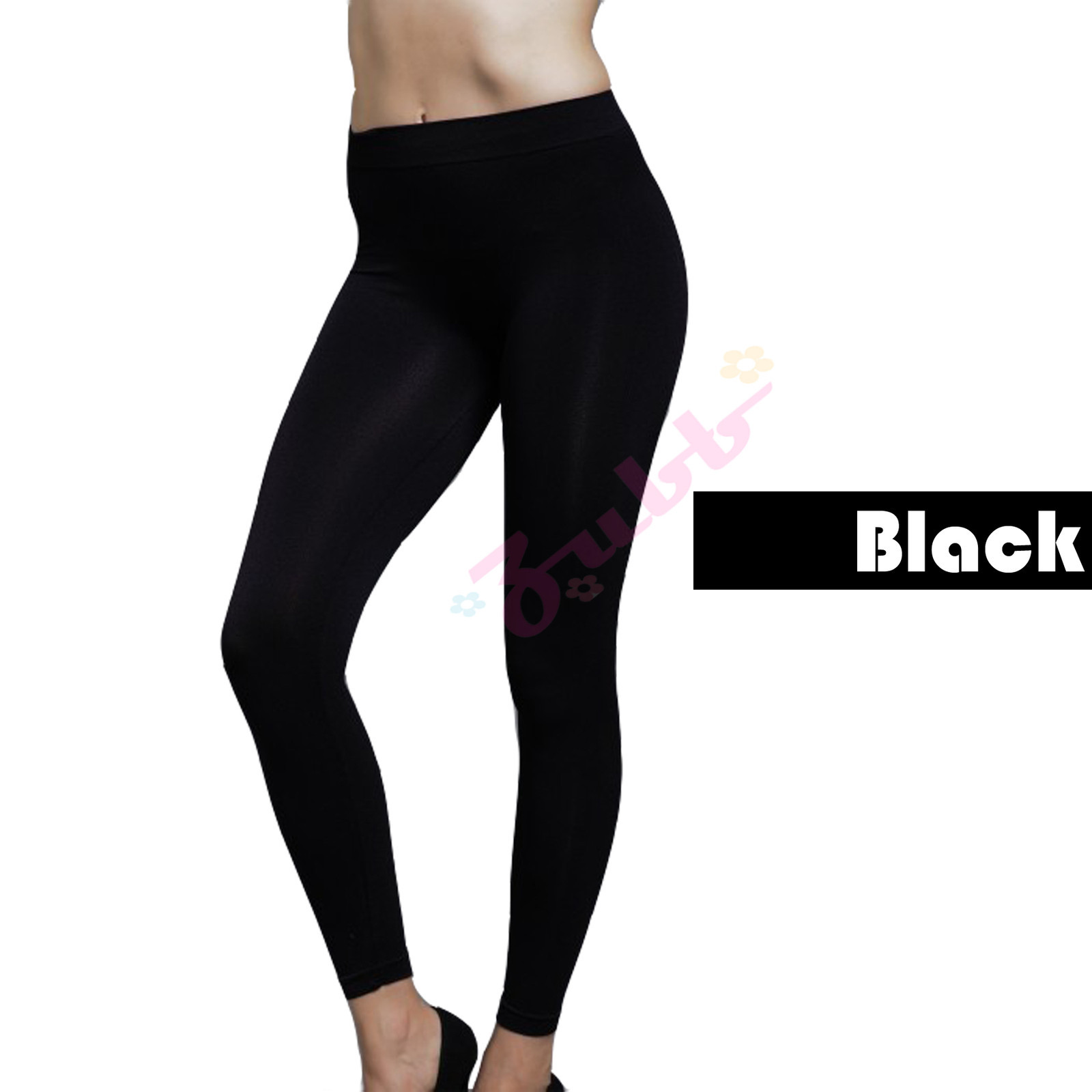 Solid Full Length Seamless Stretch Footless Stockings Long Legging Pants XS-L