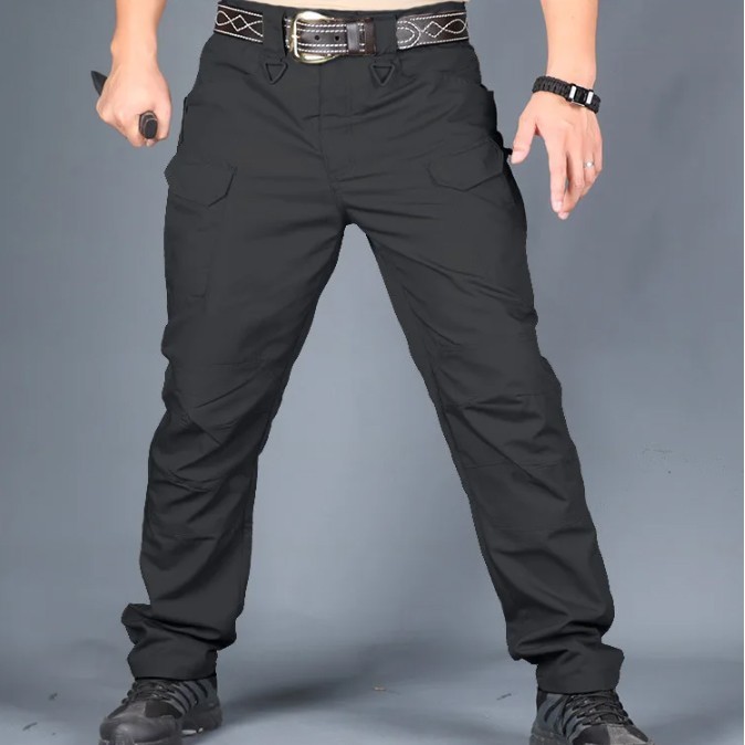 Mens Cargo Pants Work Combat Pants Outdoor Hiking Waterproof Trousers Tactical