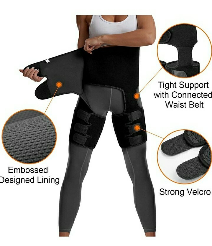 Waist + Thigh Slimming Trainer for Women Neoprene Butt Lifter Shaping, Sz: S/M