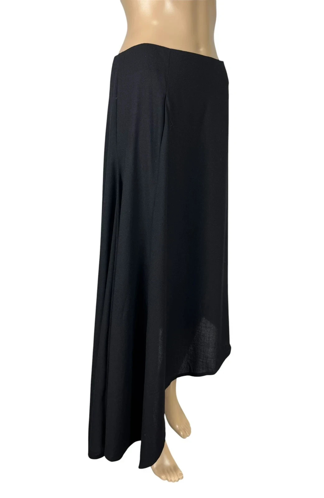 Ann Demeulemeester Asymmetrical Maxi Skirt Wool size 38