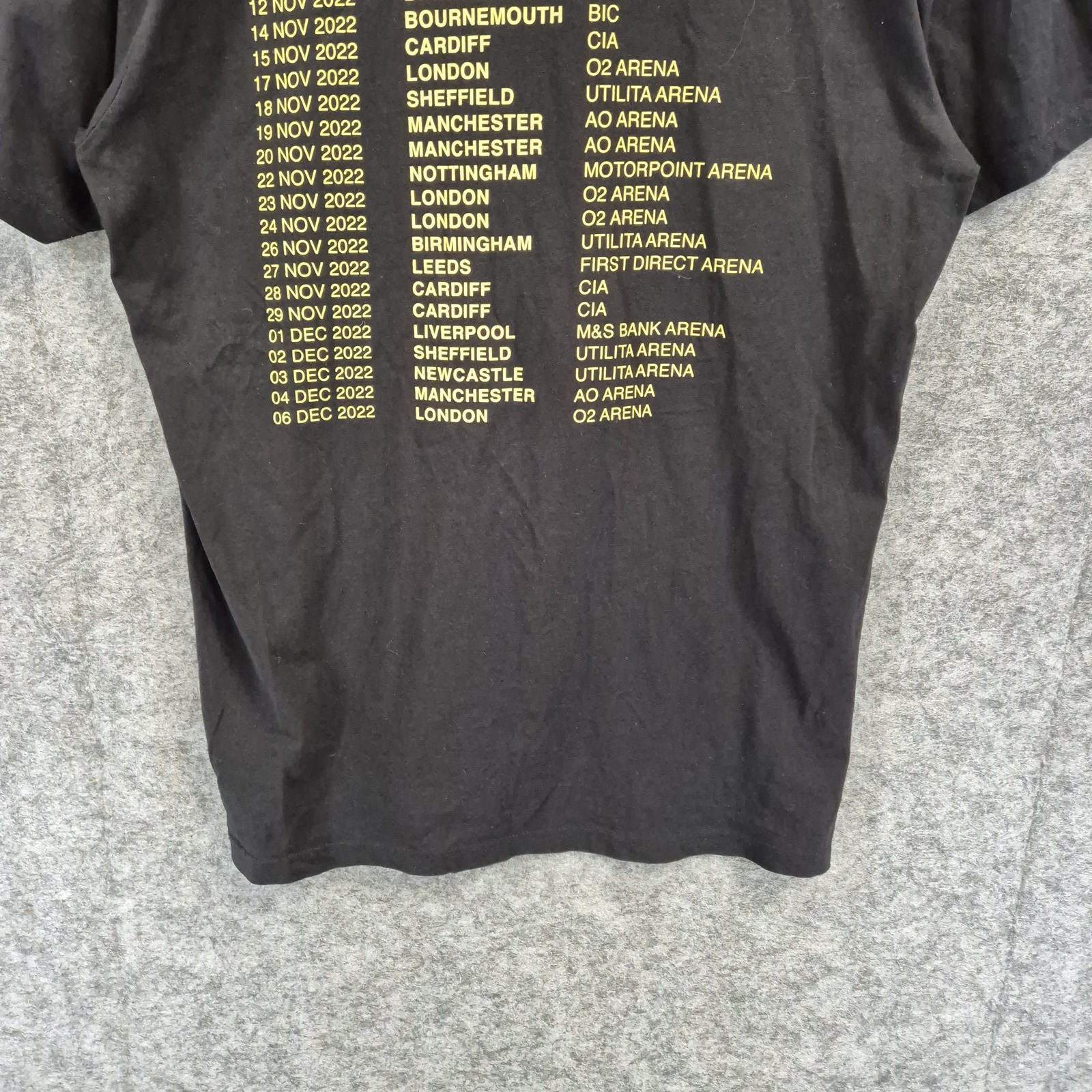 N-DUBZ 2022 Tour T-Shirt Men L Black Official Rap Ndubz Dappy Tulisa Band