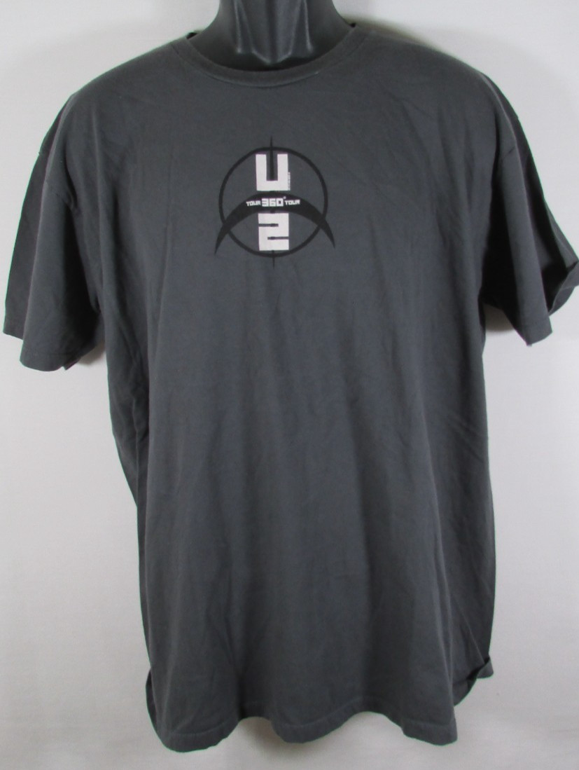 2009 U2 360 Tour RALEIGH Carter-Finley Stadium T-Shirt Men’s XL