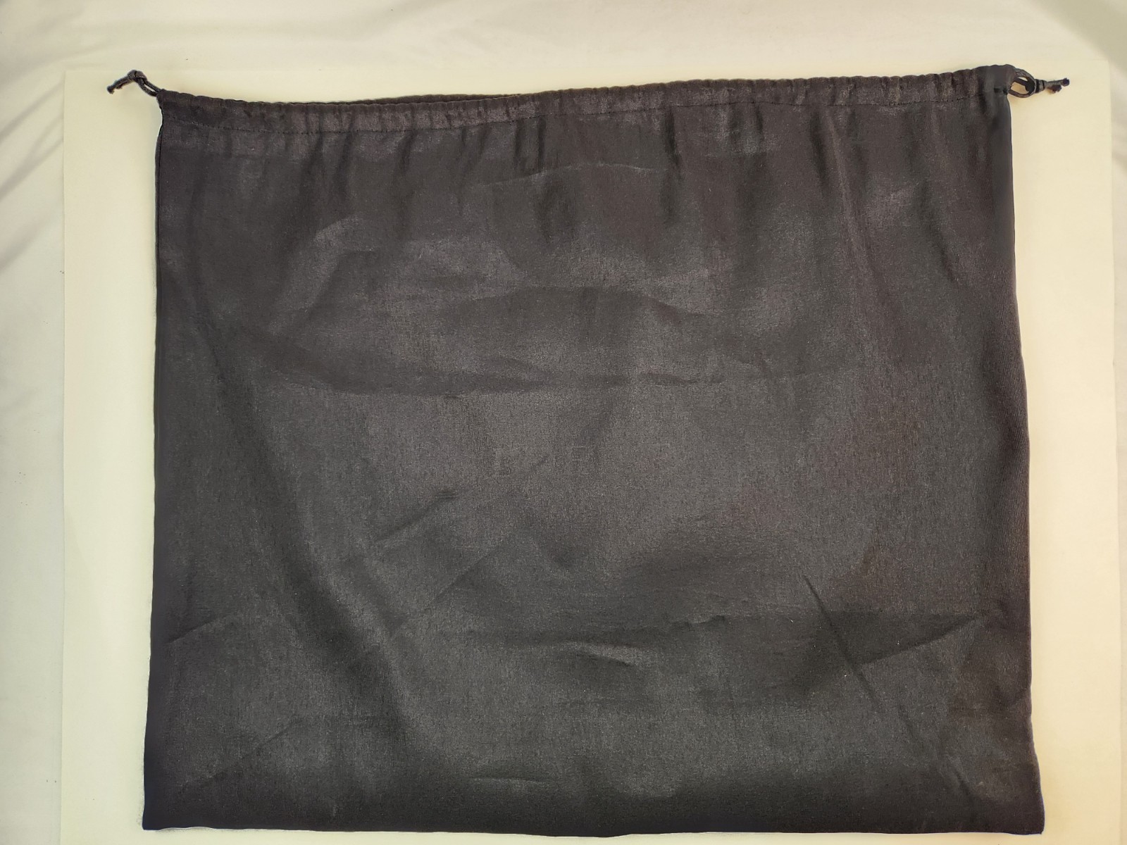 Authentic Loewe Black Dust Bag ONLY Drawstring 19×23″ Logo MADRID 1846 Storing