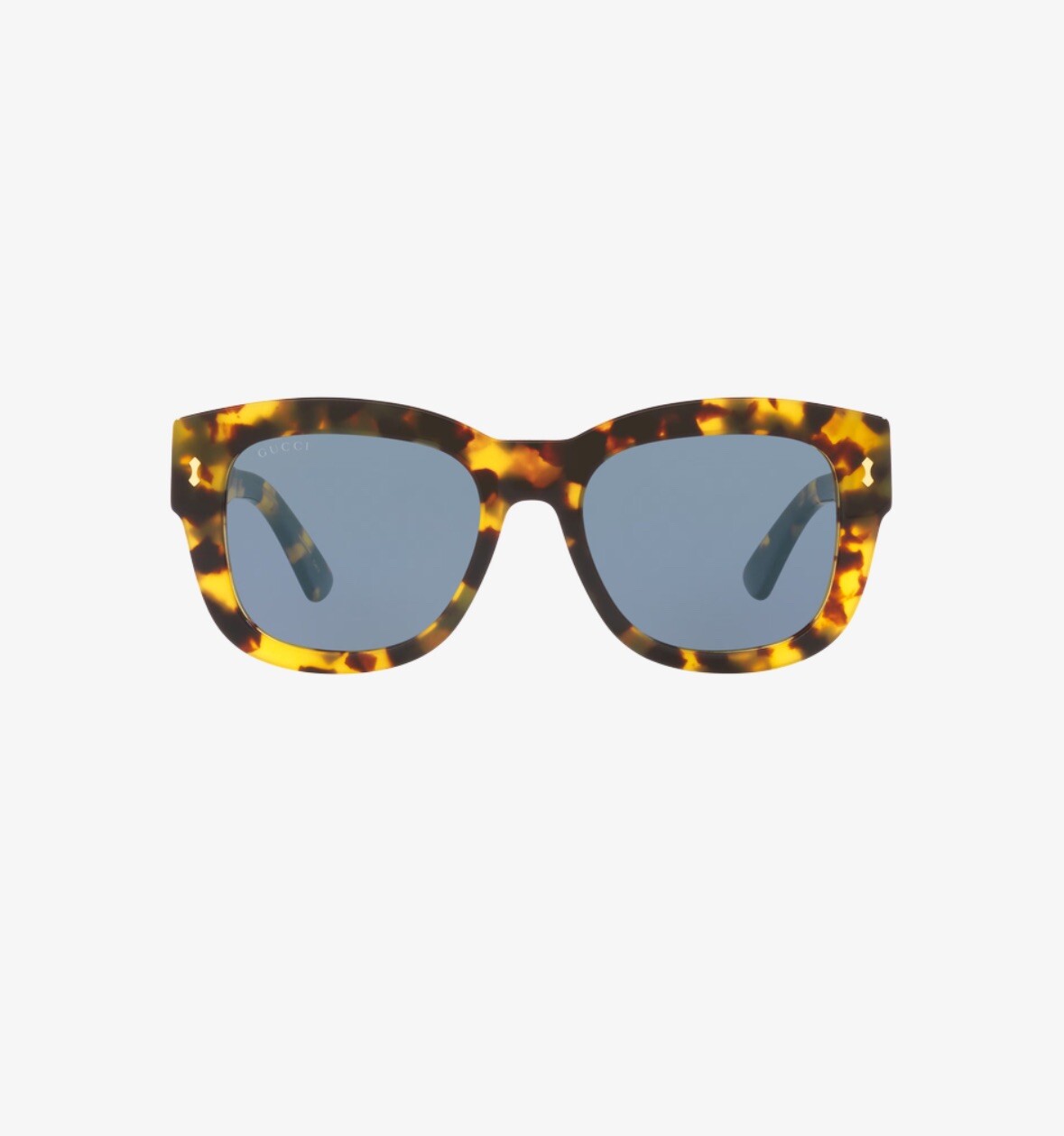 $565 Gucci Tortoise GG1110S Men’s Wide High Bridge Fit Sunglasses W BOX NEW
