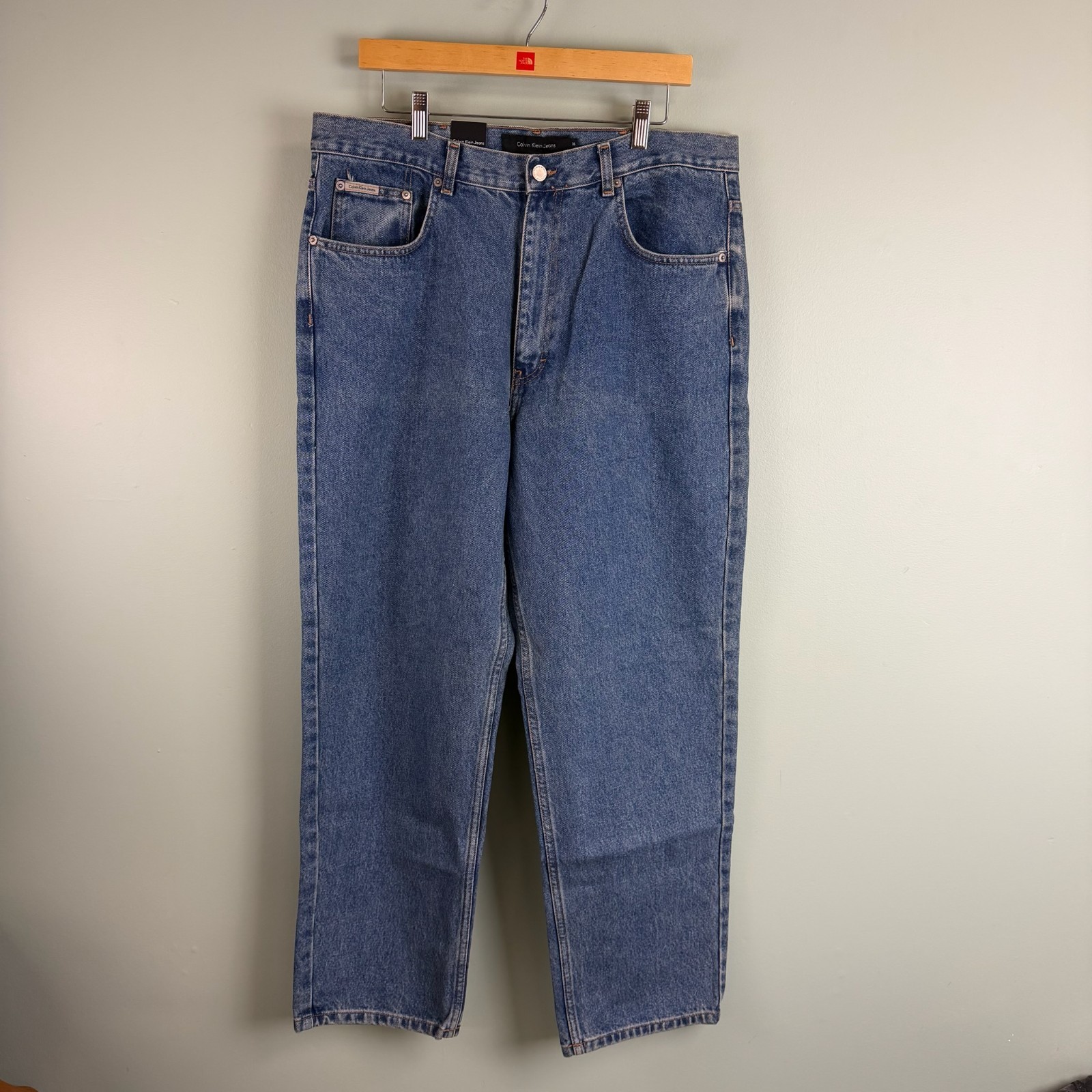 Calvin Klein Jeans Easy Fit Natural Waist Classic Tapered Leg NEW NOS 36 x 30