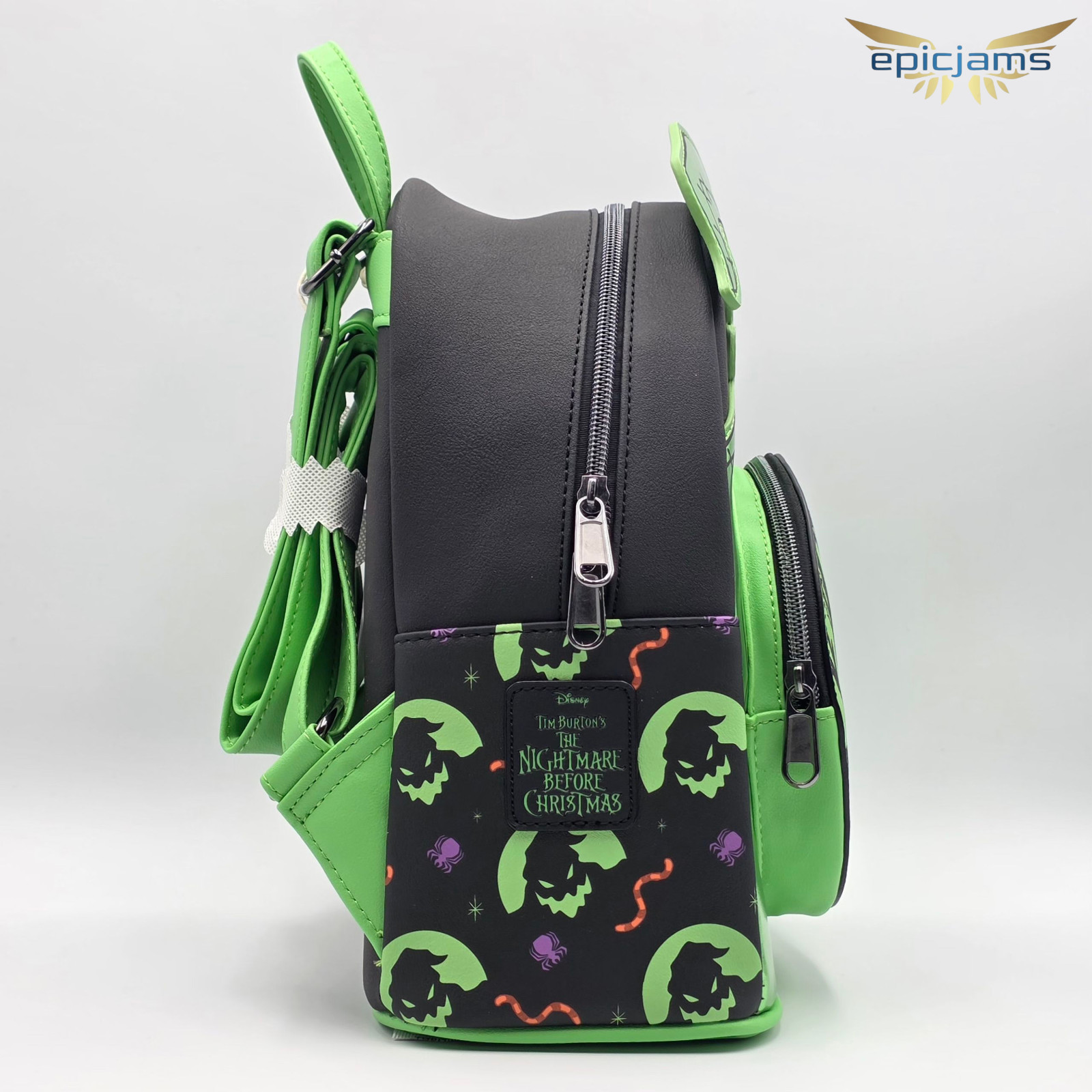 Loungefly The Nightmare Before Christmas Oogie Boogie Metallic Mini Backpack Bag