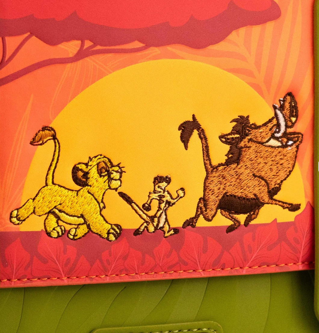 EXCLUSIVE Loungefly Lion King Simba Timon Pumbaa Backpack Tote Wallet 3PC NWT