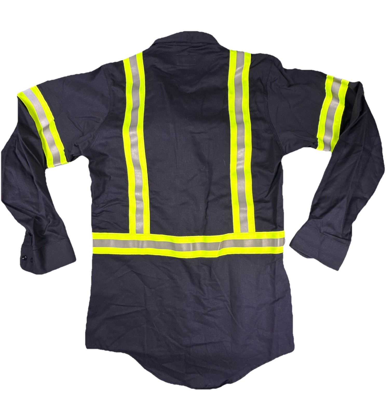 Mens Bulwark FR Cat2 2112 Flame Resistant Hi Vis Reflective Work Shirt S-RG