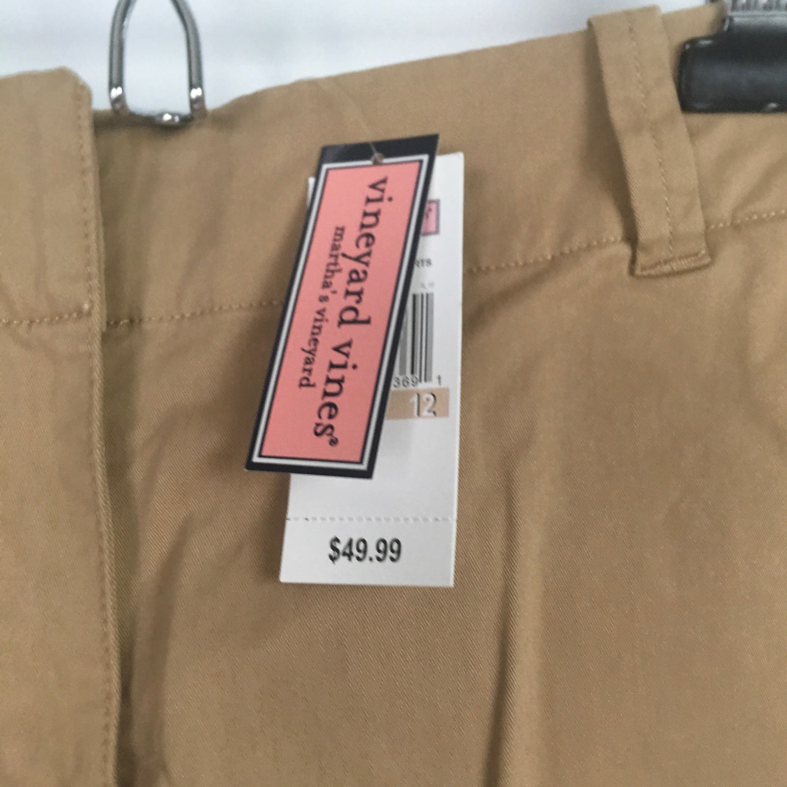 Vineyard Vines Every Day Shorts Womens 12 NEW Officer Khaki Tan 3 1/2 In Chino