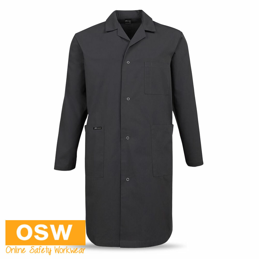 Unisex Grey Work School Lab Dust Coat – XXS, XS, S, M, L, XL, 2XL, 3XL, 4XL, 5XL