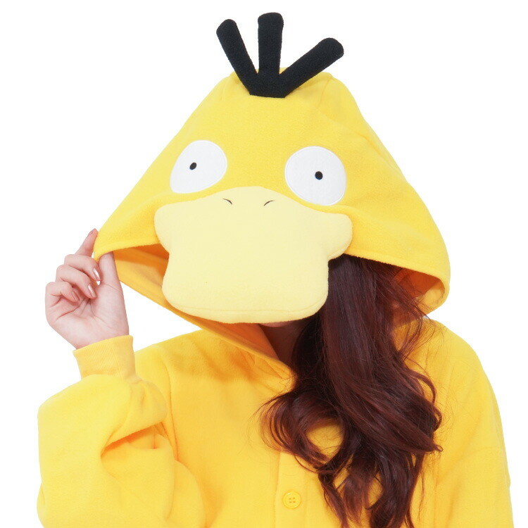 SAZAC Pokémon Psyduck Kigurumi Cosplay Costume Halloween Unisex One Size JP F/S
