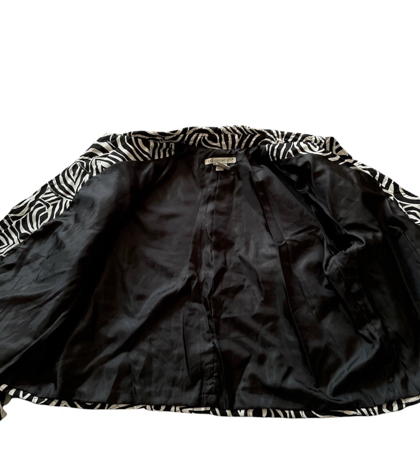 Requirements Women Quilted Jacket Black White Size X-Large