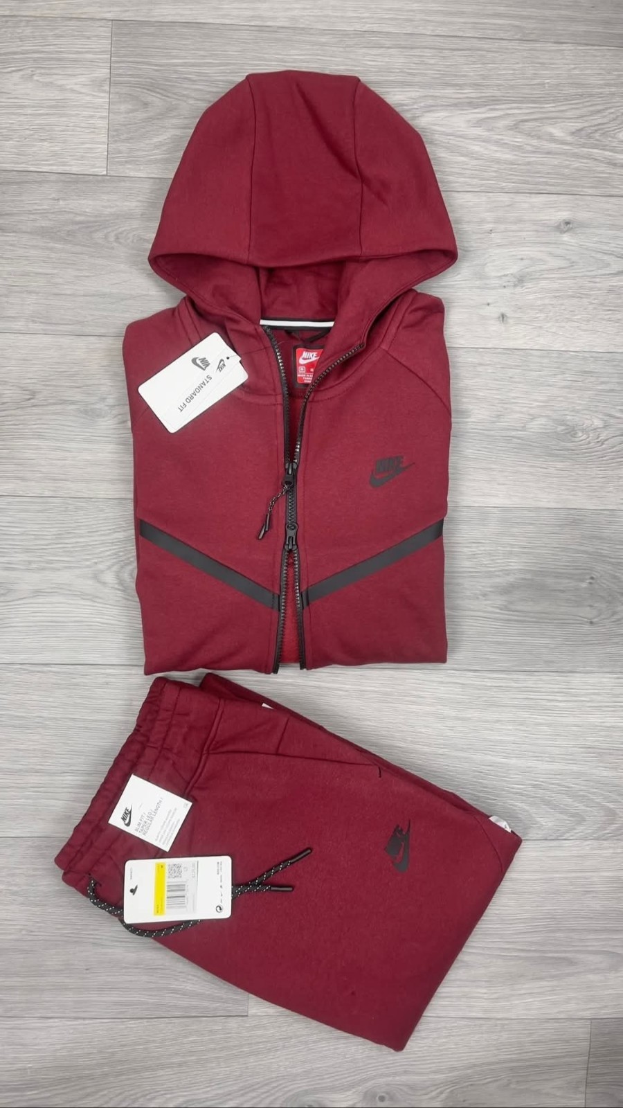 NIKE TECh Fleece Full Zip Up Tracksuit Hoodie & Pants