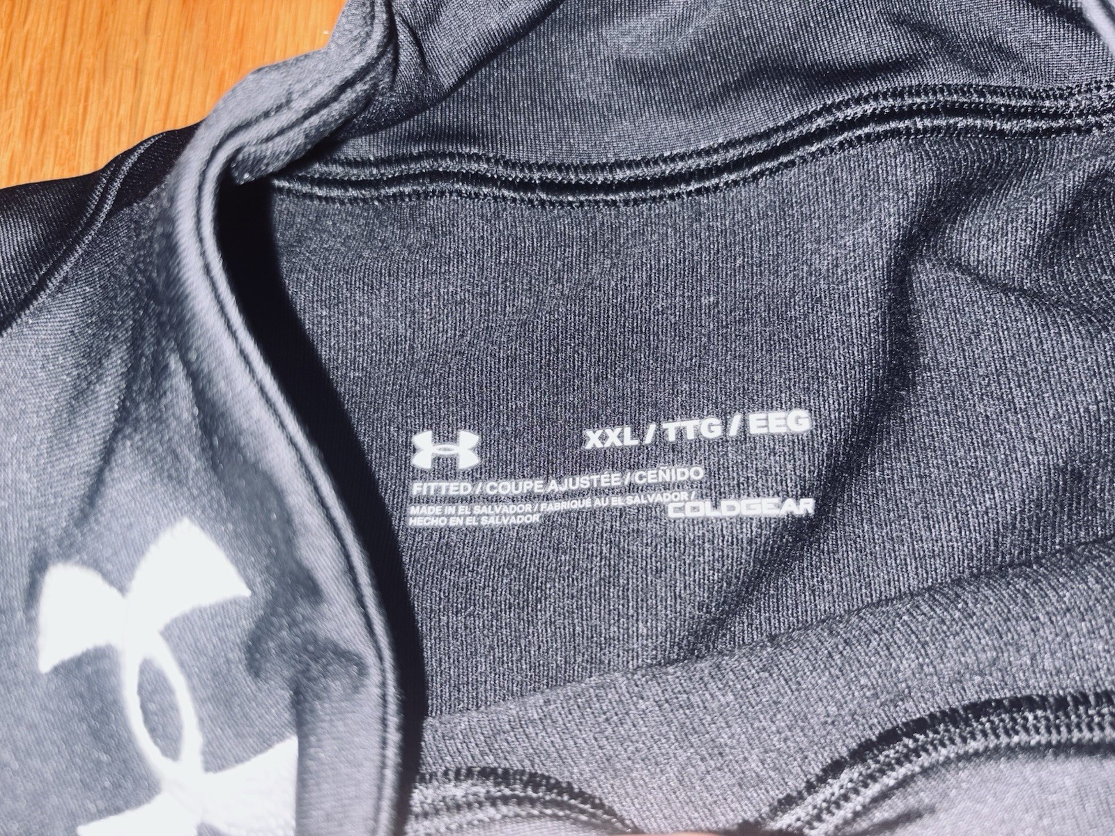 Under Armour ColdGear Compression Mock Neck Long Sleeve Shirt Black XXL