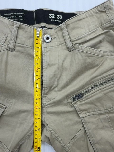 G-Star RAW Men’s Khaki Rovic Cargo Pants 32/32 Tapered