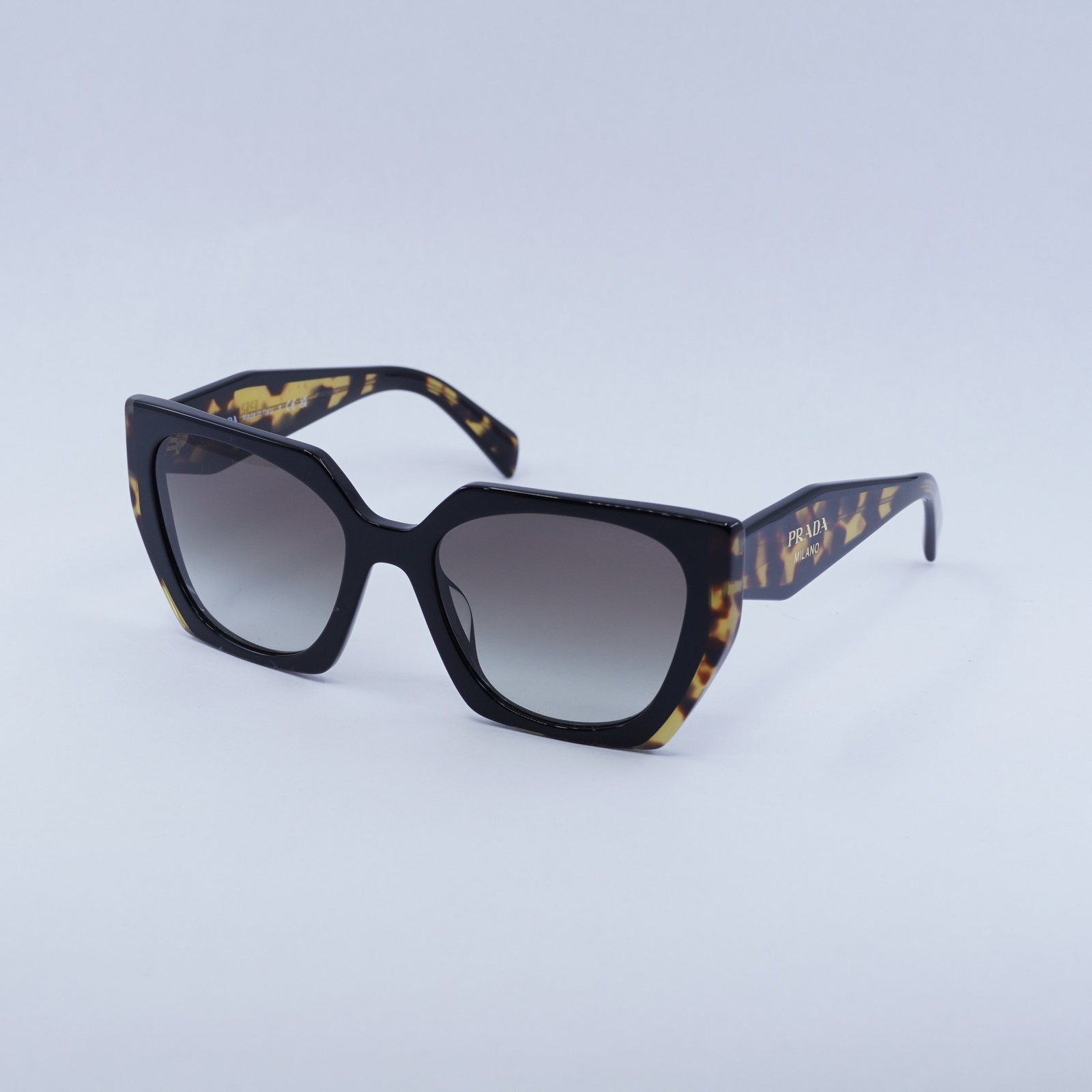 PRADA PR15WS 3890A7 Black/Medium Tortoise/Grey Gradient 54-19-140 Sunglasses …