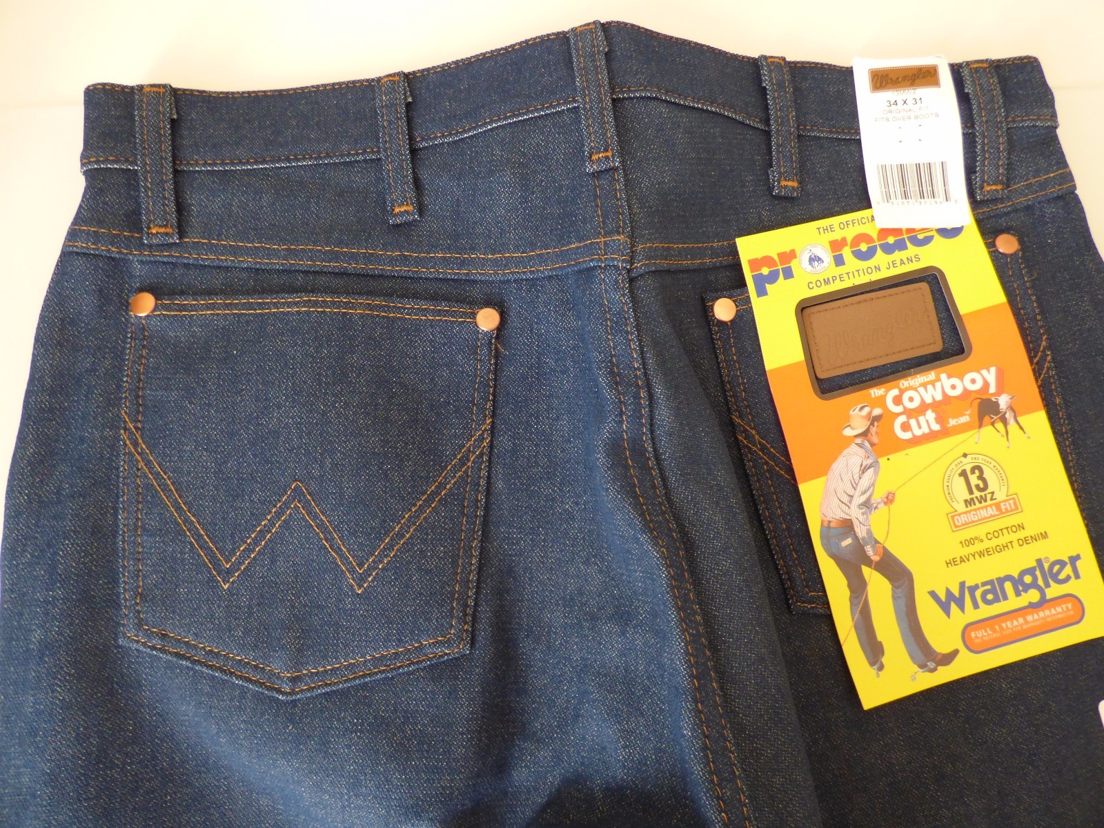Men’s Rigid Wrangler Cowboy Cut 13MWZ Original Fit Jeans – Rigid Indigo