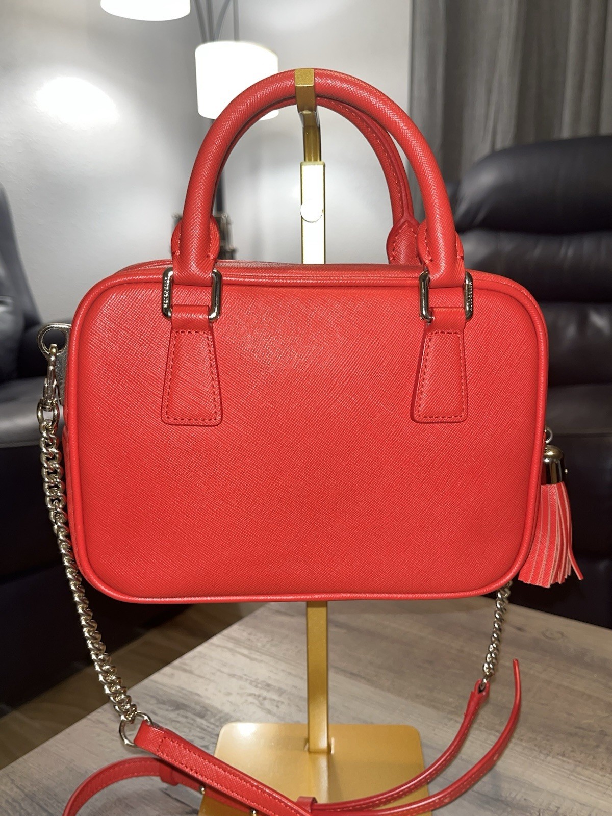 Metrocity Red Satchel Top Handle or crossbody
