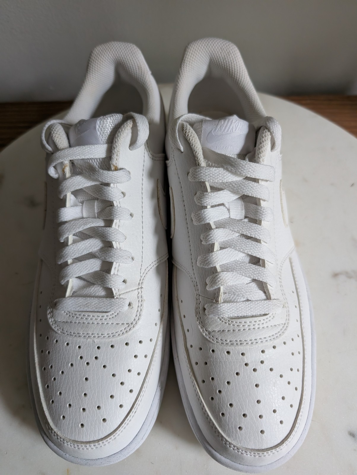 Nike Court Vision Low Next Nature “Triple White” Mens Shoe Size 10.5 DH2987-100