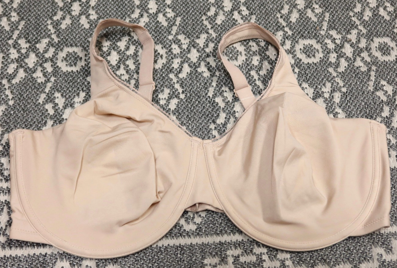 New Wacoal High Standards Underwire Bra – Size 44DDD – Sand – # 855352