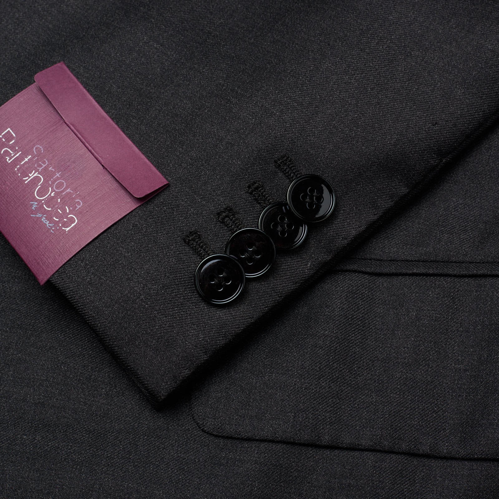 SARTORIA PARTENOPEA x VANNUCCI Gray Wool Super 110’s Handmade Suit EU 58 US 48