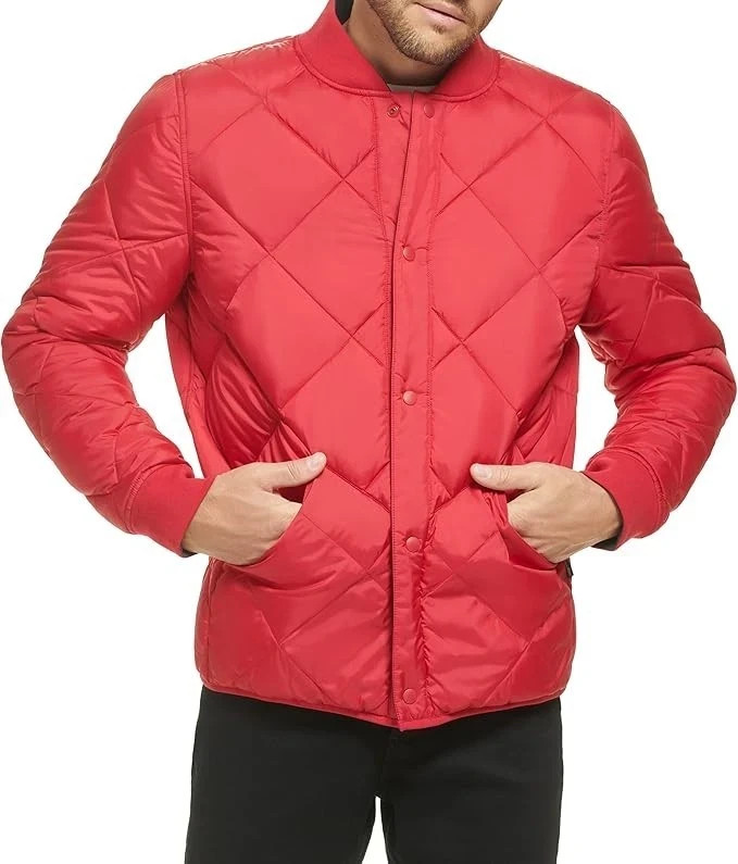 NWT $195 Calvin Klein Mens Size M Reversible Diamond Quilted Jacket CM251940