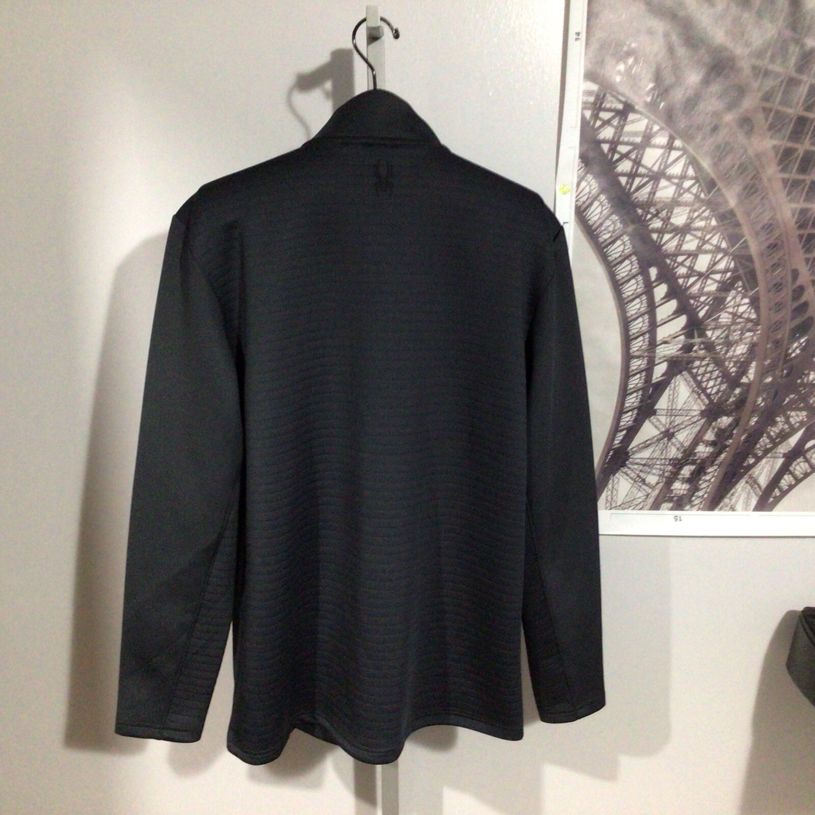 Spyder Active 1/4 Zip Breathable Quick Dry Stretch Pullover Sweat Shirt Jacket L