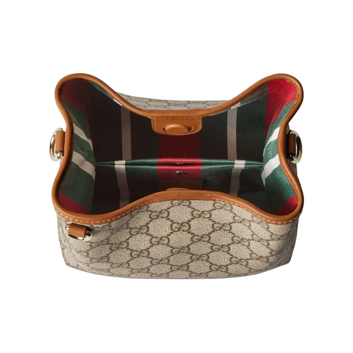 Gucci Emblem Adjustable Shoulder Strap Bucket Bag Handbag Women’s 7×4.3×7.4 in