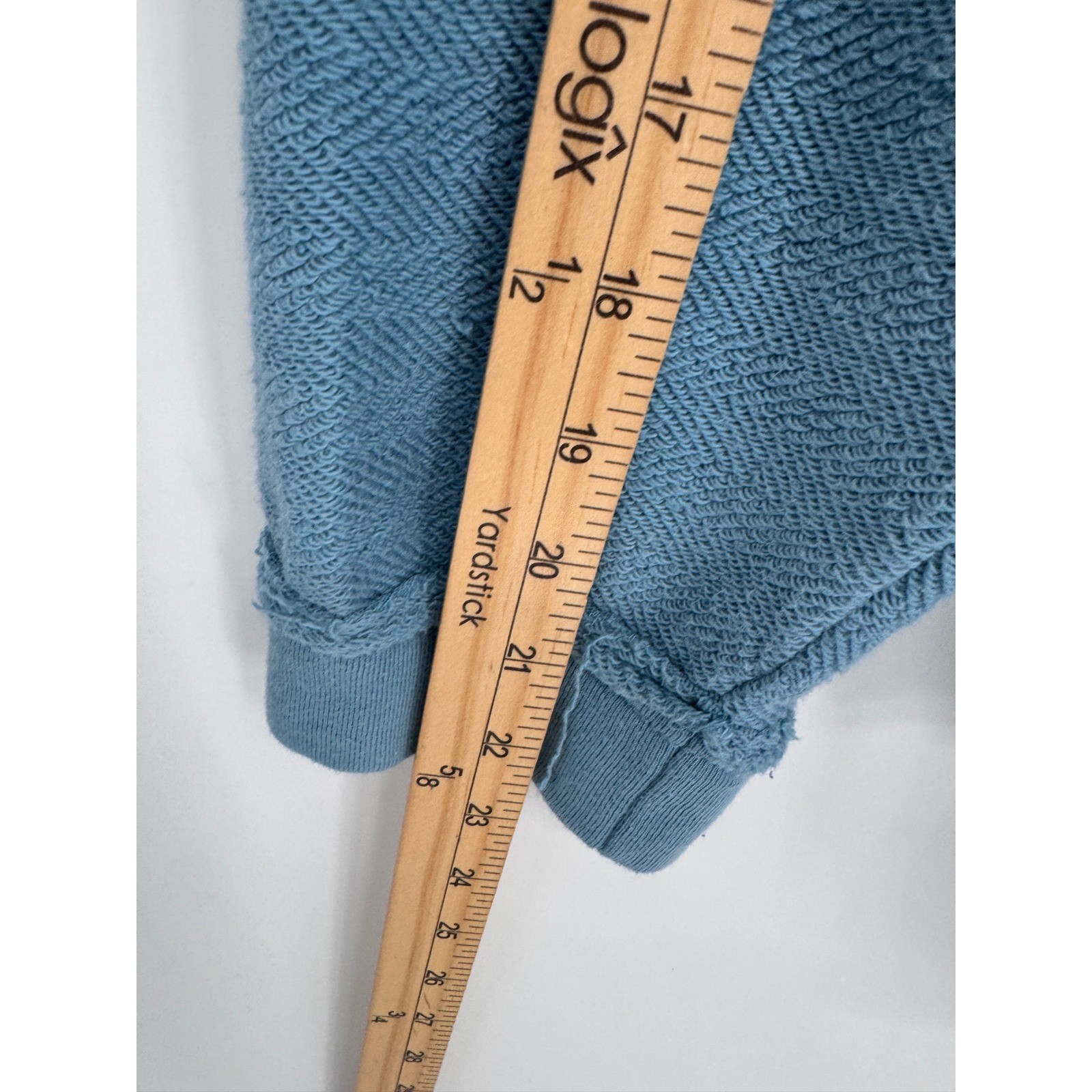 American Eagle Pullover Sweatshirt Womens XS Herringbone Henley Oversized