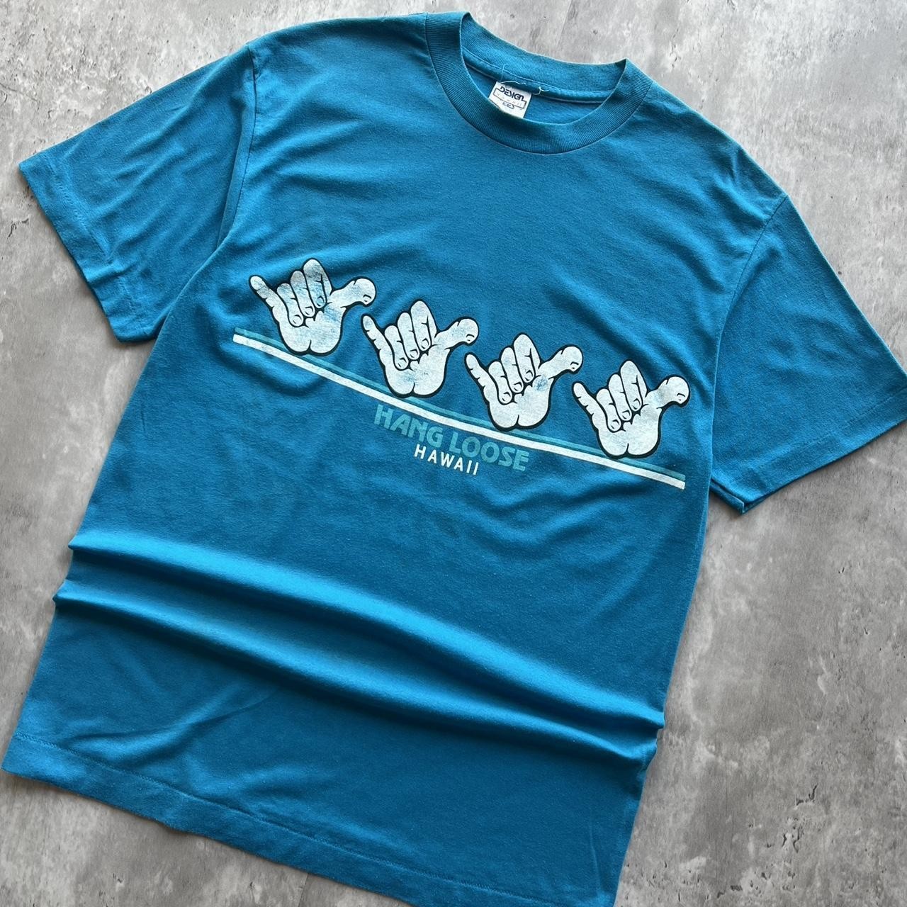 Vintage Hang Loose Hawaii Single Stitch T Shirt Made In USA