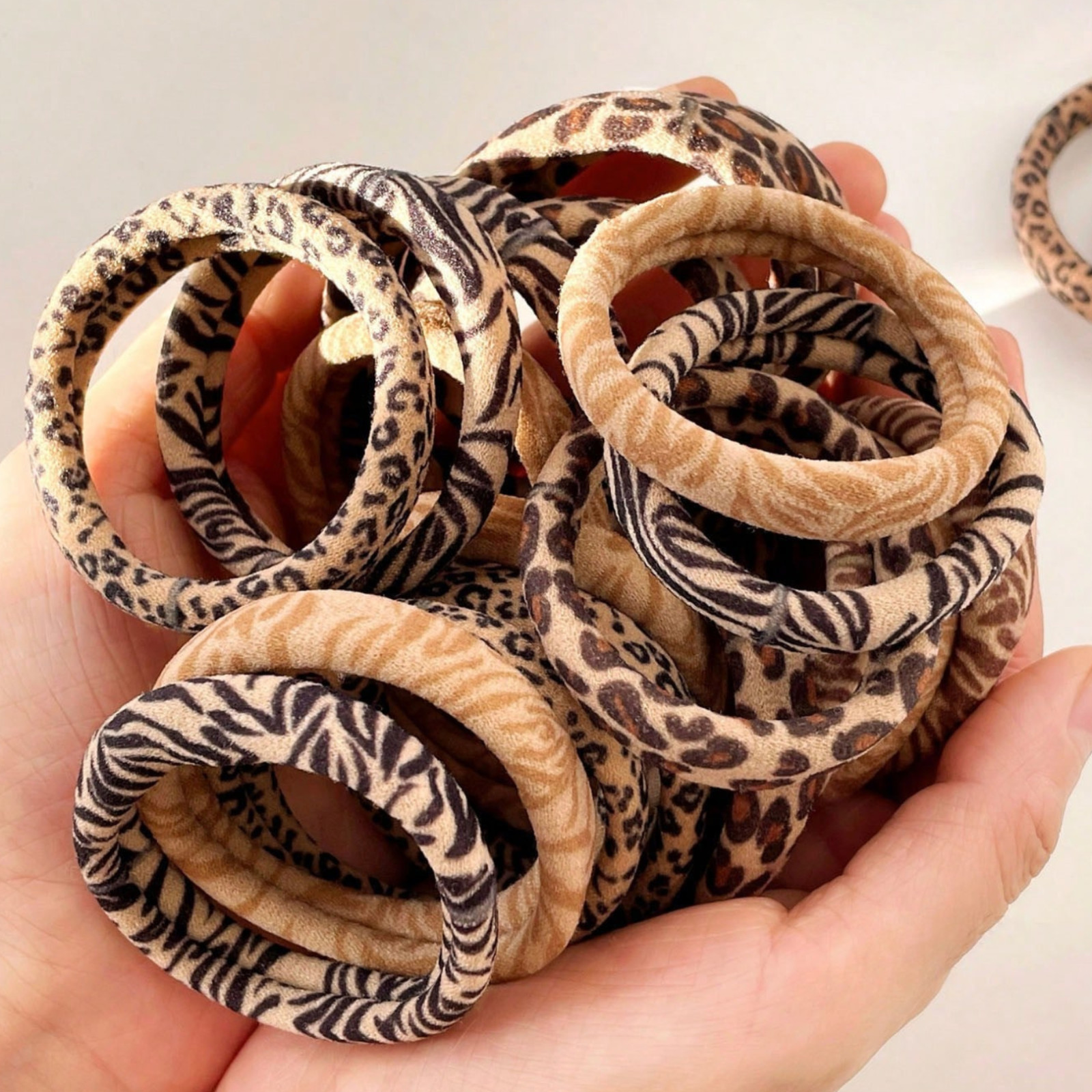 Men Women Hair Ties Soft Seamless Hair Bands Fr Thick Thin Hair Ponytail Holders