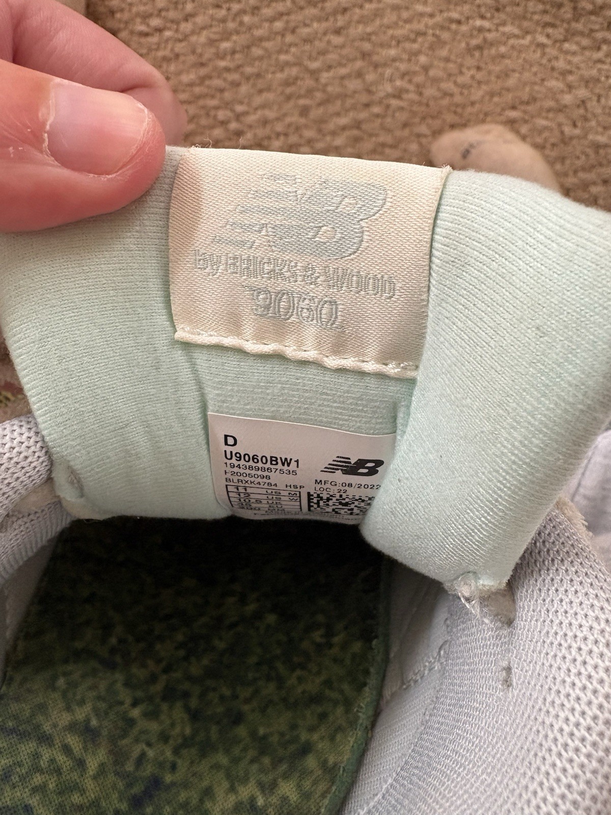 New Balance X Bricks And Wood 9060 Size 11