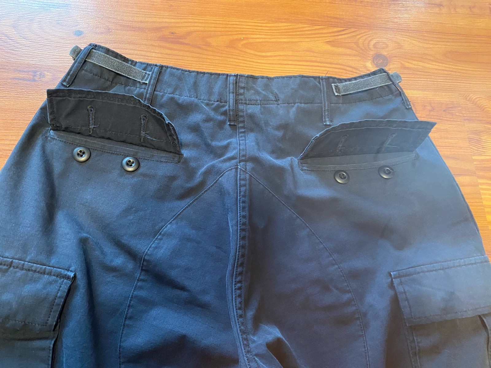 MENS PROPPER F5205 ZIP FLY POLY COTTON BATTLE RIP PANTS LAPD NAVY M/R 34×31
