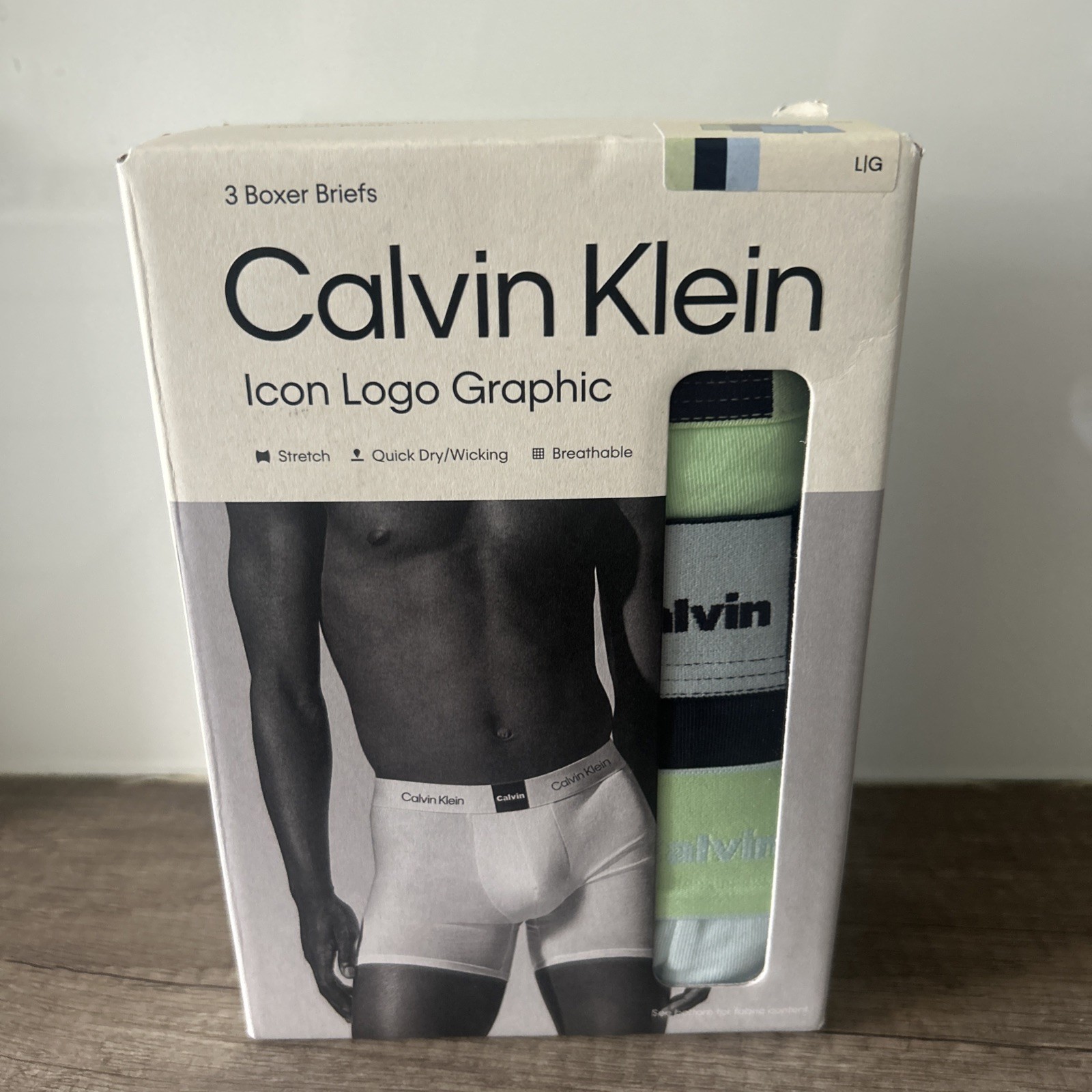 Calvin Klein Boxer Brief Men’s Large 3 pack